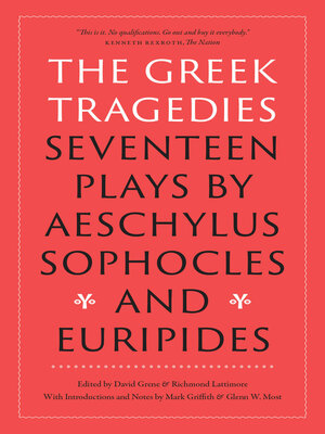 cover image of The Greek Tragedies